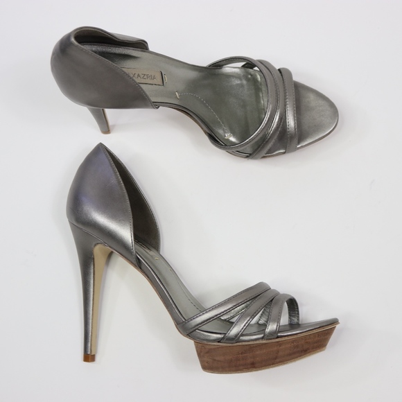 BCBGMAXAZRIA Pewter Metallic Ma-haisha Platforms - Picture 4 of 6